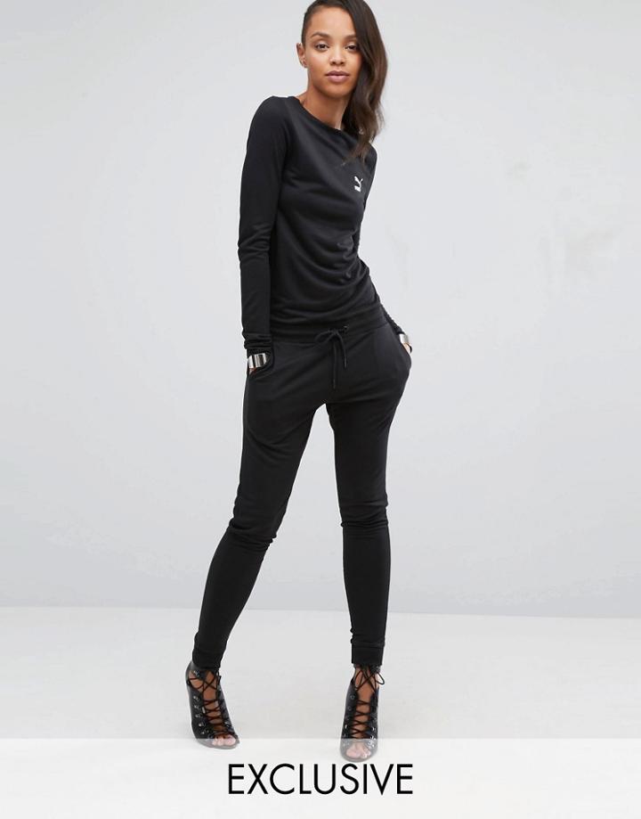 Puma Exclusive To Asos Lounge Slouchy Jumpsuit - Black