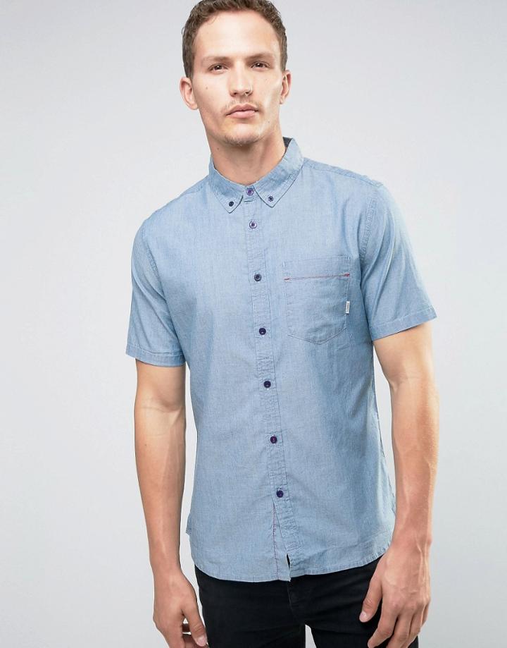 Element Cooper Short Sleeved Shirt - Blue