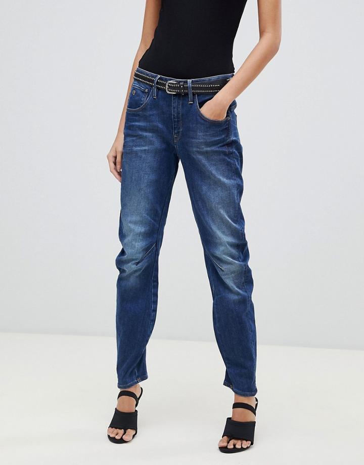 G-star Arc 3d Low Rise Boyfriend Jean - Blue