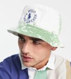 Polo Ralph Lauren X Asos Exclusive Collab Bucket Hat With Circle Logo In Green Tie Dye