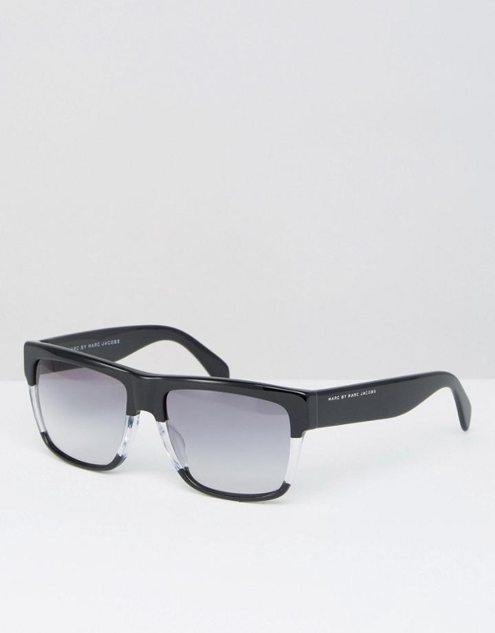 Marc By Marc Jacobs Square Sunglasses Mmj 456/s - Black