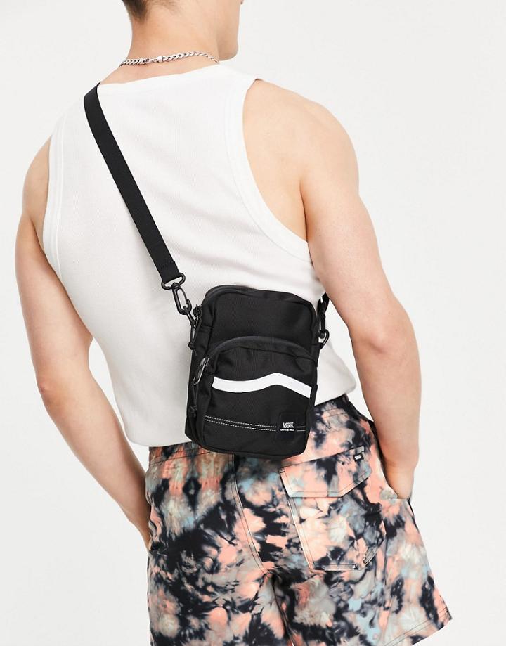Vans Construct Shoulder Bag In Black