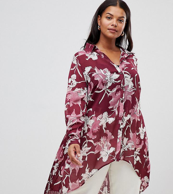 Lovedrobe Pleat Back Blouse - Multi
