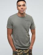 Jack & Jones Vintage T-shirt With Pocket Print - Green