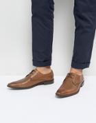 Frank Wright Derby Shoes In Tan Leather - Tan