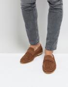 Silver Street Woven Loafers In Tan Suede - Tan