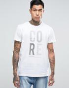 Jack & Jones T-shirt With Chest Print - White