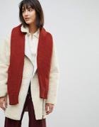 Asos Sweater Sleeve Knitted Scarf - Multi