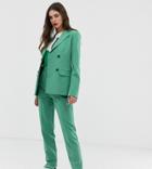 Asos Design Tall Slim Suit Pants In Sage - Green