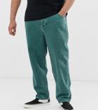 Collusion Plus X004 Skater Jeans In Washed Green - Green