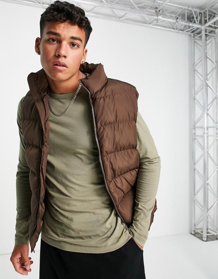 French Connection Long Sleeve Top In Light Khaki-green