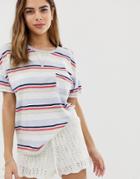 Abercrombie & Fitch Deep Scoop Pocket T-shirt - Multi