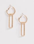 French Connection Interlinked Drop Earrings