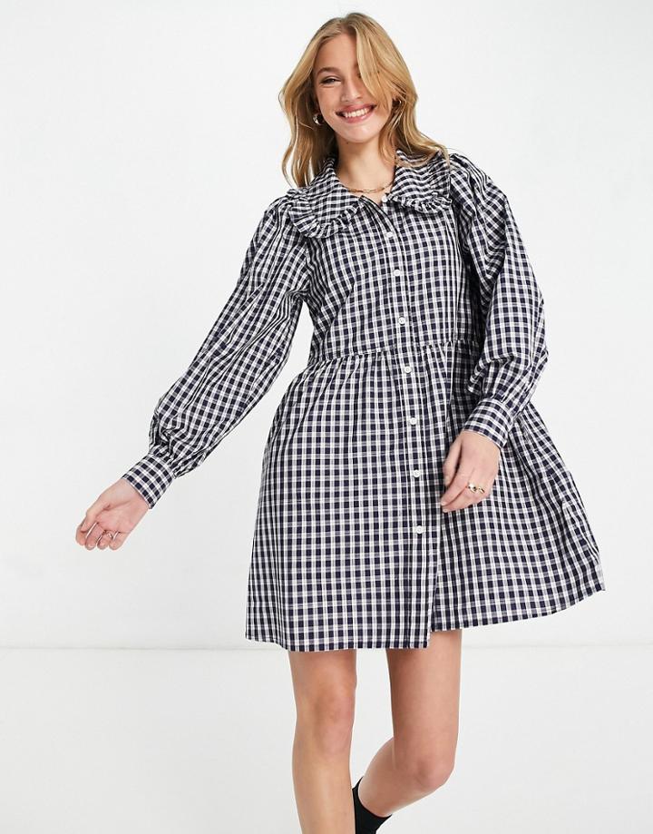 Levi's Peacoat Dress In Mono Plaid-black