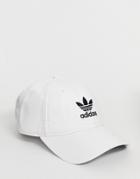 Adidas Originals Logo Cap In White - White
