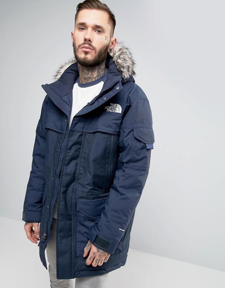 The North Face Mcmurdo2 Down Parka In Navy - Navy