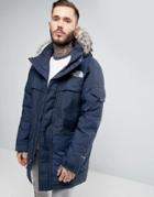 The North Face Mcmurdo2 Down Parka In Navy - Navy