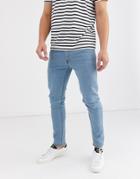 Soul Star Skinny Fit Deo Jeans In Light Blue