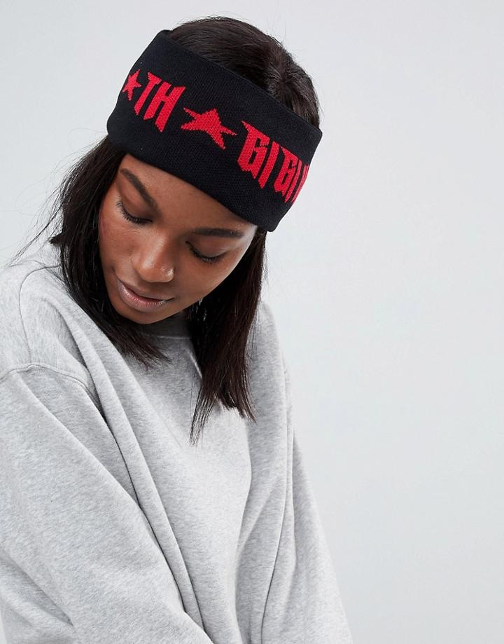 Gigi Hadid Logo Headband - Black