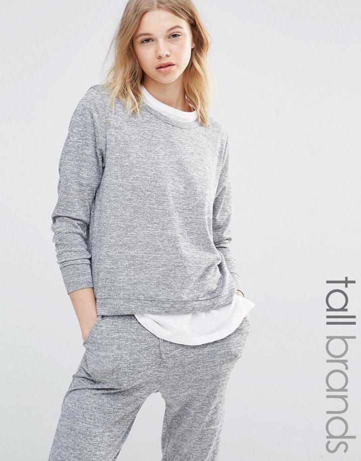New Look Tall Loungewear Top - Gray