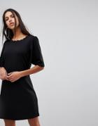Y.a.s Sulaima Mutton Sleeve Dress - Black