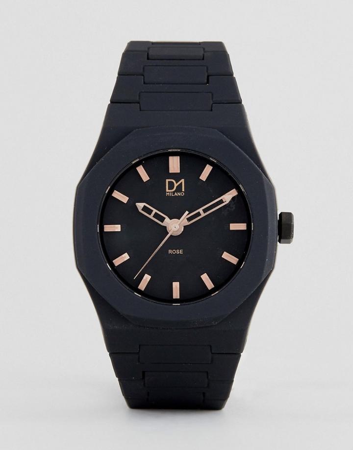 D1 Milano Rose Collection Black Watch - Black