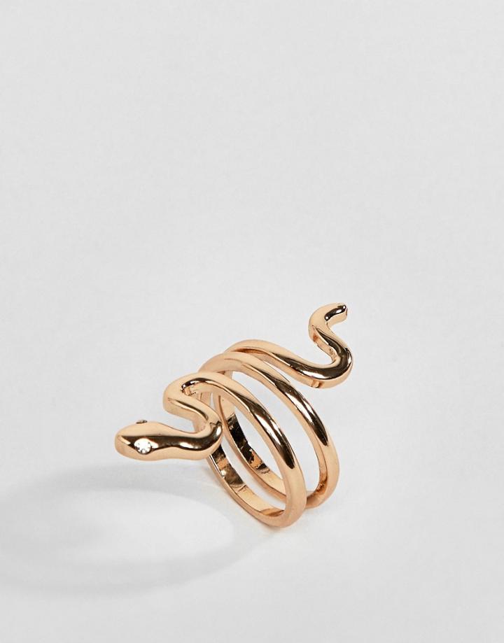 Aldo Snake Ring - Gold