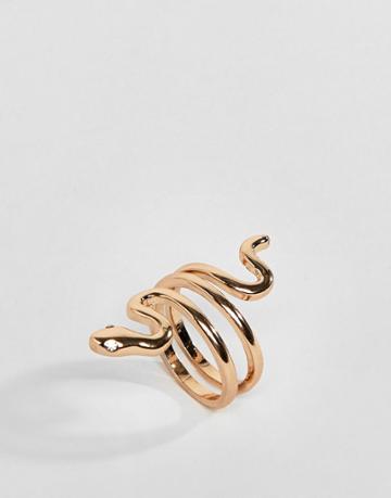 Aldo Snake Ring - Gold
