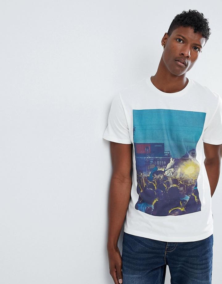 Jack & Jones Originals T-shirt With Popeye Graphic - White