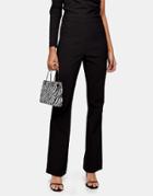 Topshop Flared Pants In Black