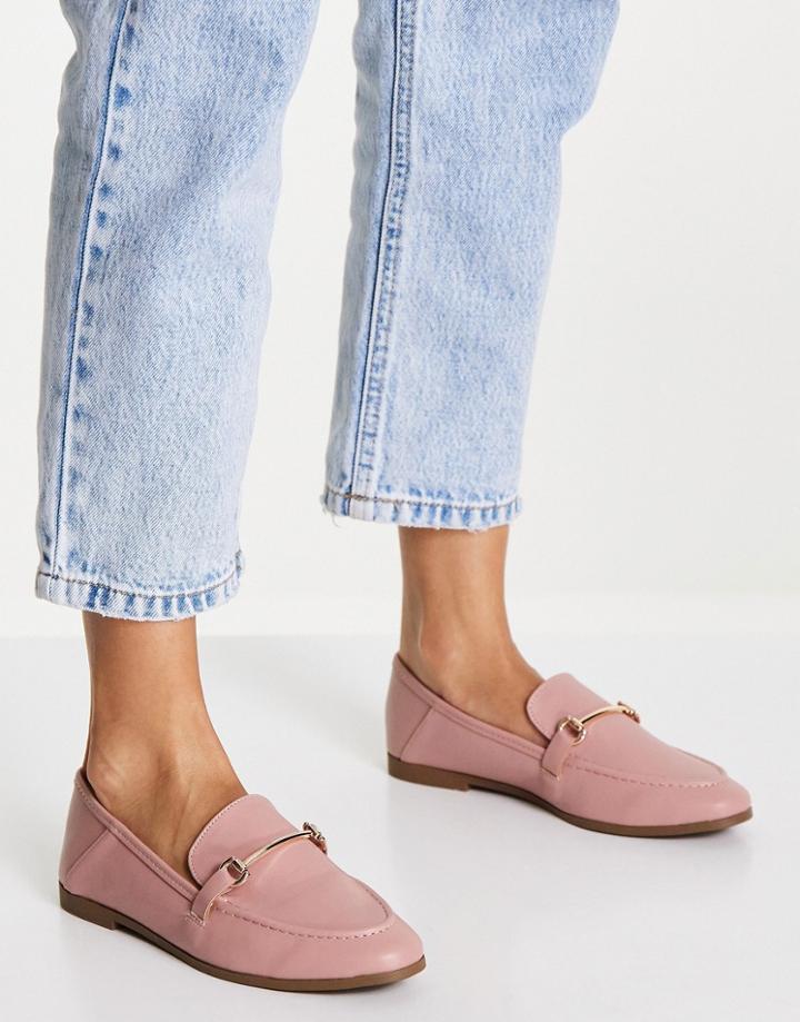 Accessorize Flat Shoes With Gold Snaffle In Beige-neutral