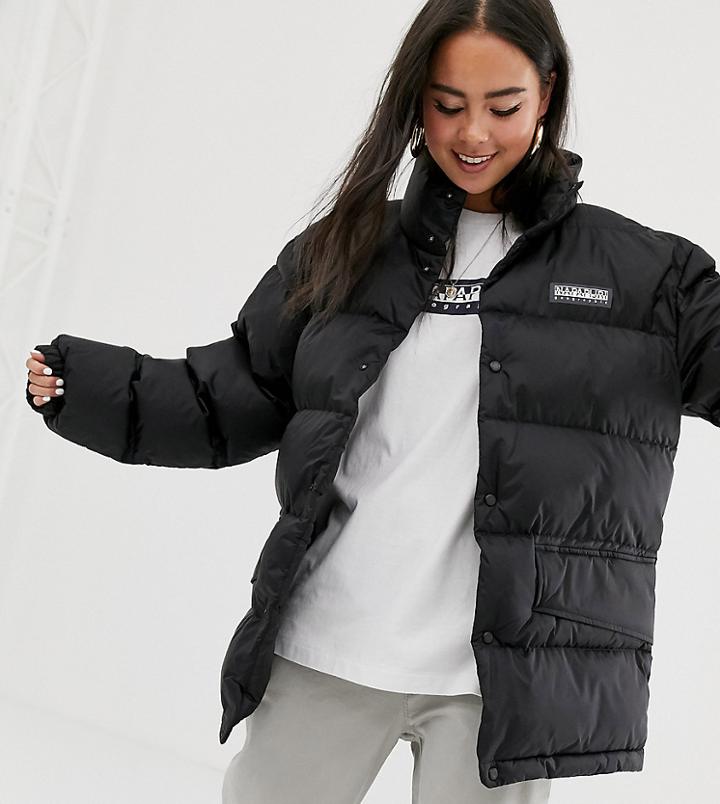 Napapijri Ari Puffer Jacket In Black