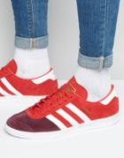 Adidas Originals Hamburg Sneakers In Red S79988 - Red