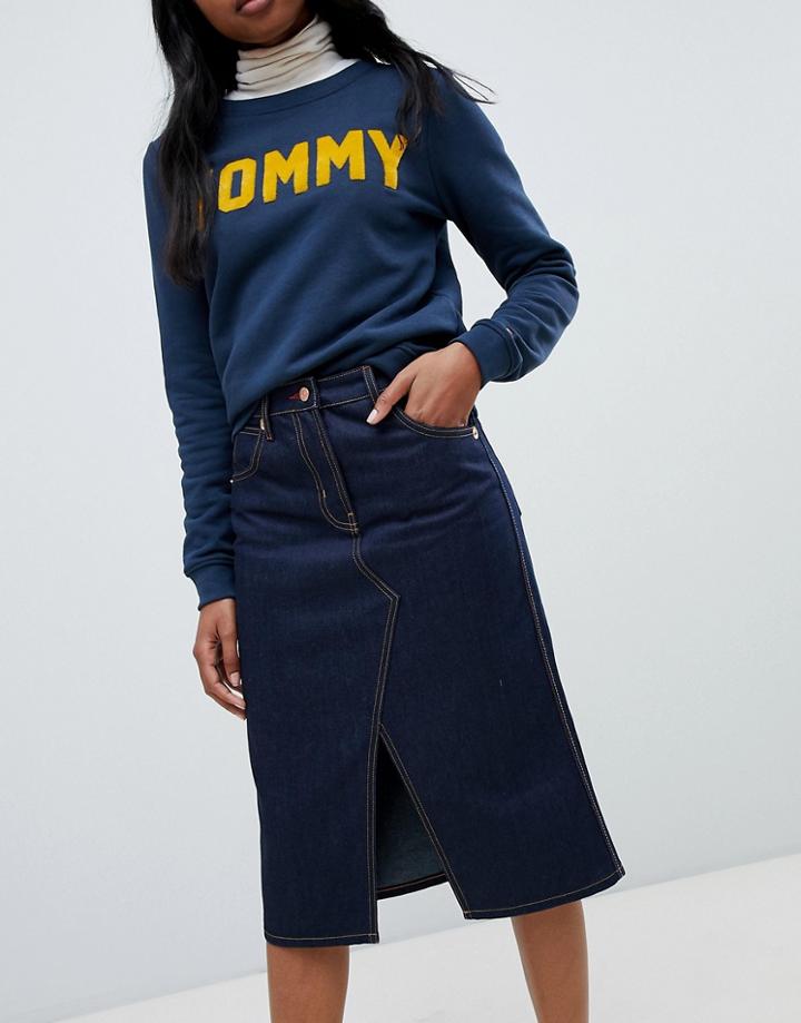 Tommy Hilfiger Denim Skirt - Blue