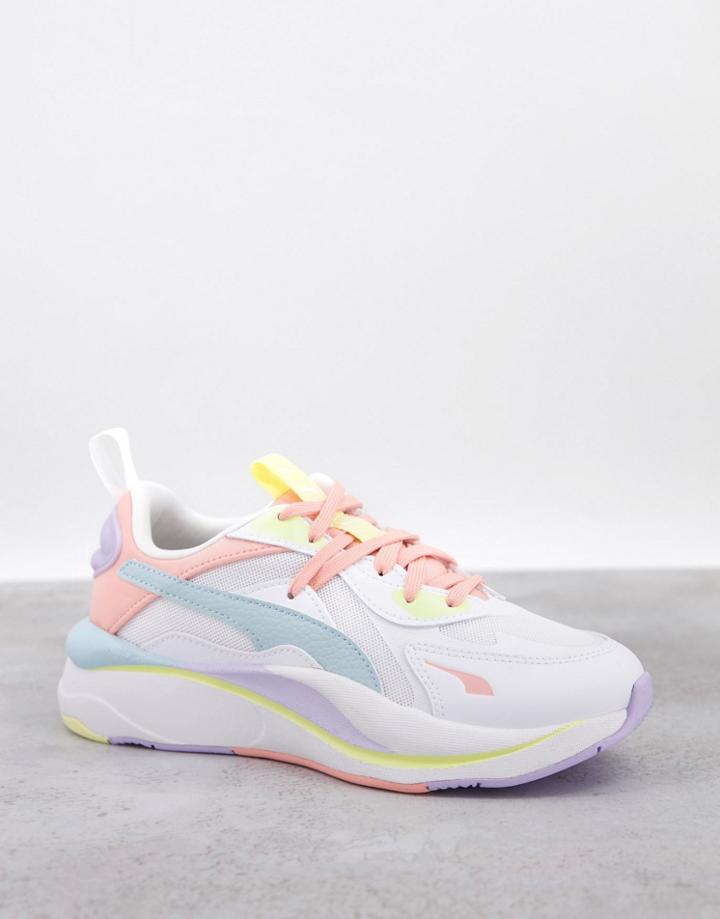 Puma Rs-curve Sneakers In Pastel Multi