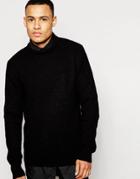 Brave Soul Knitted Sweater - Black