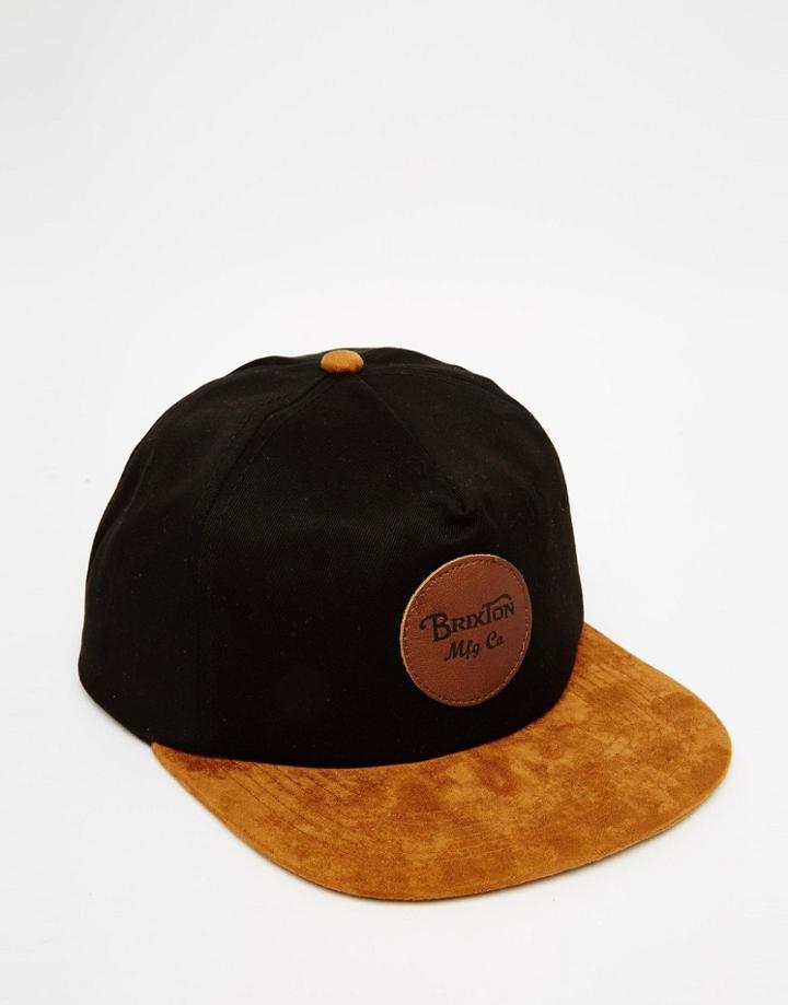 Brixton Wheeler Adjustable Cap - Black