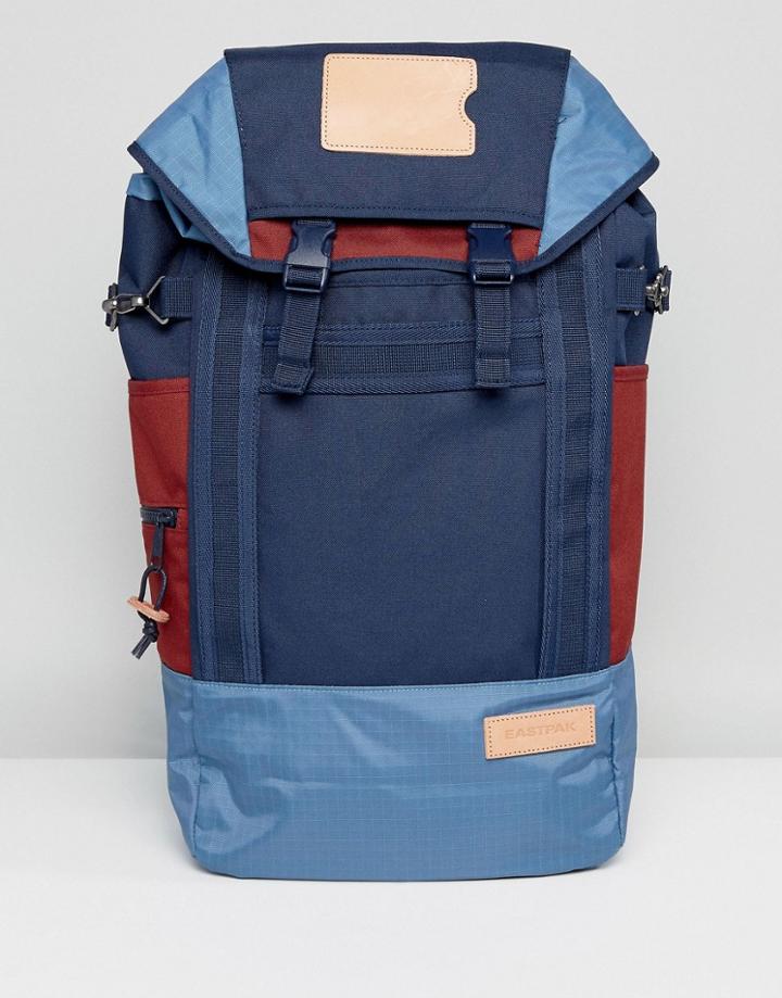 Eastpak Bust Backpack In Merge Mix Blue - Gray