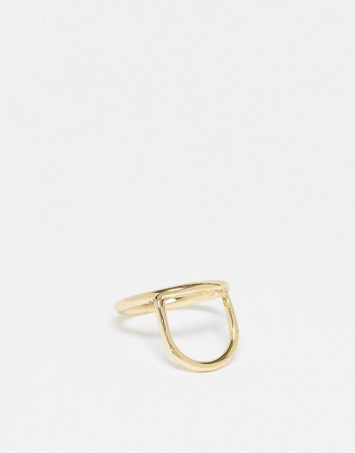 Bolongaro Trevor Large Circle Ring In Gold
