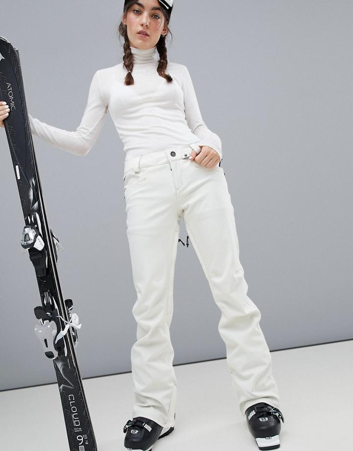 Volcom Species Stretch Ski Pants In White