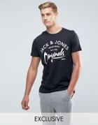 Jack & Jones Originals T-shirt With Brand Graphic - Black