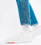 Pull & Bear Knitted Sneakers In White - White