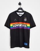 Lover's Fc Rainbow Jersey T-shirt In Black