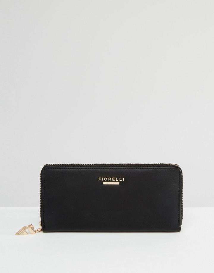 Fiorelli Zip Around Purse In Black - City Black