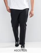 Asos Plus Slim Chinos In Black - Black