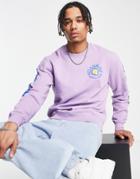 Stan Ray Oasis Of Freedom Sweatshirt In Purple