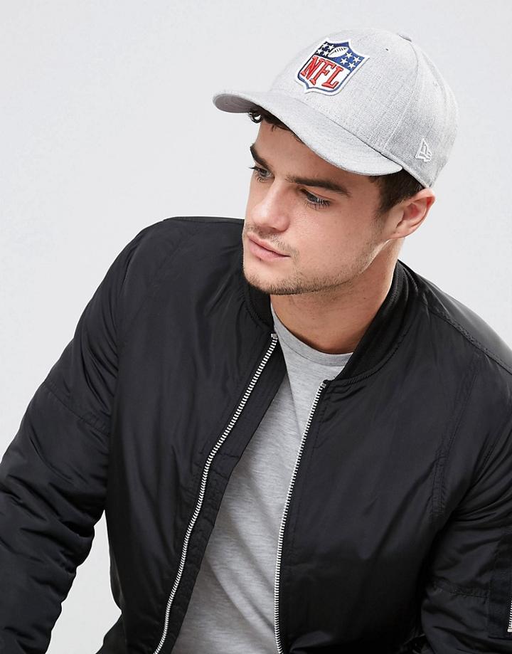New Era 59fifty Fitted Cap Nfl Logo With Low Crown - Gray