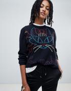 Love Moschino Kitty Cat Wool Blend Sweater - Black
