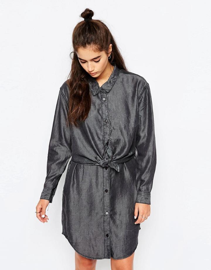 Cheap Monday Great Shirt Dress - Lord Black