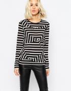 Cheap Monday Stripe Knotted Front T-shirt - Multi